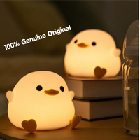Nouvelle Lampe de Table LED Moderne pour Enfants, Lampe de Nuit USB en Silicone en Forme de Canard, Veilleuse LED pour Bébé, Idéale pour la Chambre d'Enfant, le Salon et la Décoration de Chambre