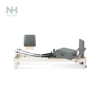Appareil de Pilates Reformer en aluminium avec plateforme de saut et sangles