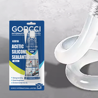 Scellant silicone acétique OEM A301 50ml transparent, étanche, RTV, pour fenêtres, portes, aquariums, projets de réparation domestiques