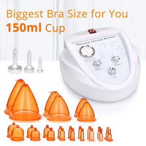Verbessern Sie starke Saug-Vakuumtherapie-Vergrößerung pumpe Größte Cup Butt Lift Frauen Schröpfen Heben Brust massage gerät - Product Image 3