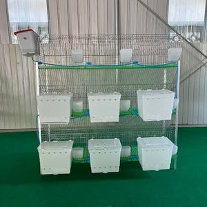Cages à lapins d'intérieur commerciales les moins chères 9 cellules mère <span class=keywords><strong>lapin</strong></span> <span class=keywords><strong>avec</strong></span> nichoir suspendu 3/6 bébé - Product Image 3