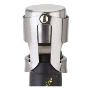 Dispositivo de cocina de acero inoxidable, tapón de botella de champán con tapón de silicona y logotipo grabado, producto más vendido, 2022 - Product Image 3