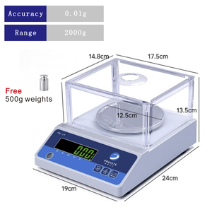 <span class=keywords><strong>Balance</strong></span> de précision numérique en acier inoxydable, étanche, avec <span class=keywords><strong>une</strong></span> précision de 0,1 g, 0,01 g, 0,001 g, personnalisable - Product Image 6