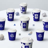 Gobelet en papier kraft jetable à paroi simple de 12 oz avec revêtement PE, logo personnalisé, couvercle de 90 mm pour café et thé chaud