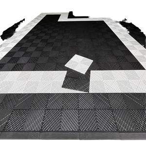 Araba detaylandırma atölyesi için renkli birbirine PP garaj yer karosu plastik garaj döşeme - Product Image 1