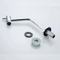 Robinet de lavabo surélevé en acier inoxydable, moderne, à eau froide, personnalisé, pour salle de bain, hôtel et usage domestique - Vente en gros