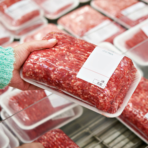Custom <span class=keywords><strong>Freezer</strong></span> Grade White Direct Thermal Liner less Kühlkette Fleisch Lebensmittel verpackungs etikett mit SC II Serie AW4600 SM5300 SM5500 - Product Image 3