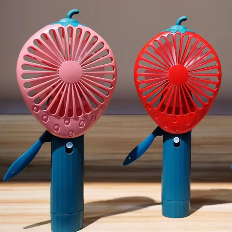 Mini ventilatore a pressione manuale giocattoli in plastica antistress portatile portatile ventilatore d'acqua a spruzzo giocattolo estivo per bambini