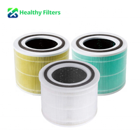 H13 OEM meilleur purificateur d'air filtre hepa pour noyau de filtre levoit 300 pièces de filtre hepa de remplacement