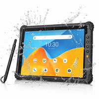 Nouvelle tablette robuste Android 8 pouces IP65 MediaTek 8 Go 128 Go avec batterie détachable 10000 mAh, tablette PC industrielle robuste pour entrepôt