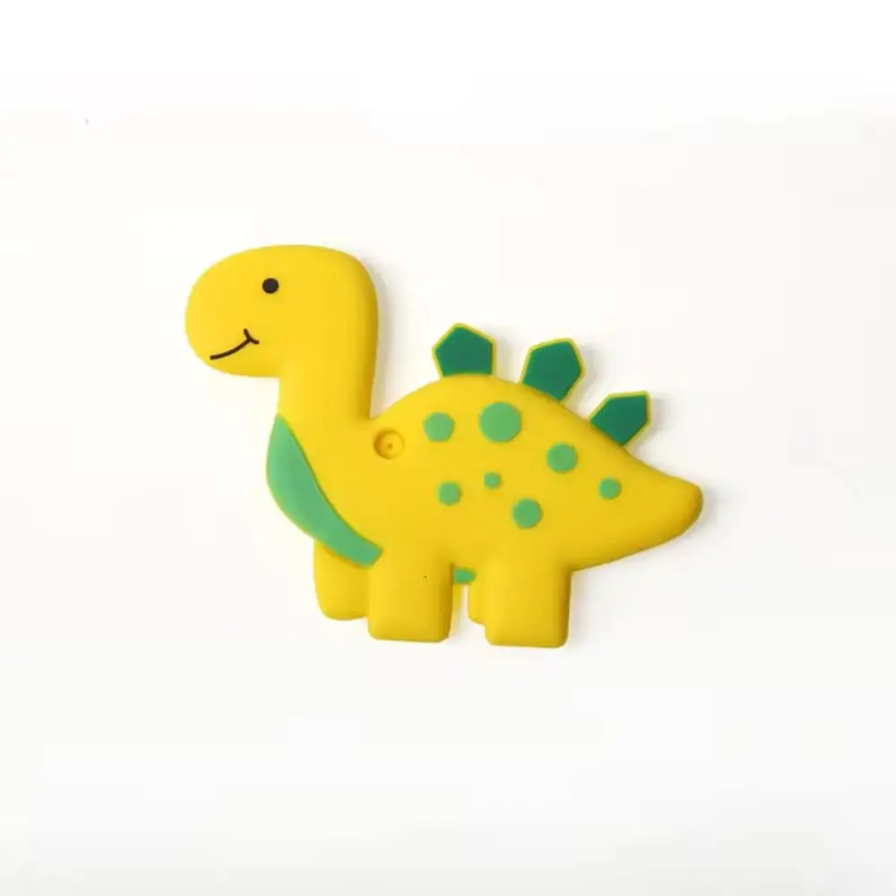 Per bambini giocattoli morbidi per la dentizione per bambini dinosauro in Silicone massaggiagengive animali dinosauro massaggiagengive per neonati