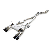 Hoch leistungs schall dämpfer für BMW M3 M4 F80 F82 F83 S55 3.0T 2014-2019 mit ventil gesteuertem Cat Back Auspuffrohr