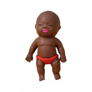 Poupée noire mignonne et amusante Natasha, jouet à presser en PU souple, balles anti-stress pour enfants, jeu sensoriel - Product Image 1