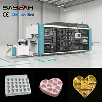 PP PET Plastic Chocolade Inlegbakjes Maakmachine Multi-station Automatische Energiebesparende Vacuümvormapparaat Thermoformmachine
