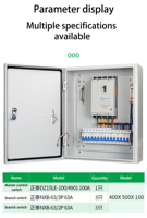 Armoire de distribution basse tension personnalisée 415 V pour tableau de commande électrique