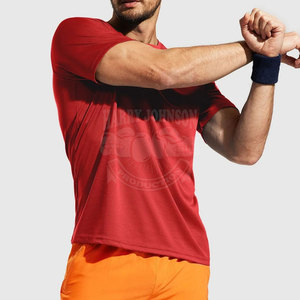 Camisetas Deportivas de Verano para Hombre, Color Sólido, Cómodas, de la Mejor Calidad, con Logotipo y Color Personalizados, Precio al por Mayor - Product Image 4