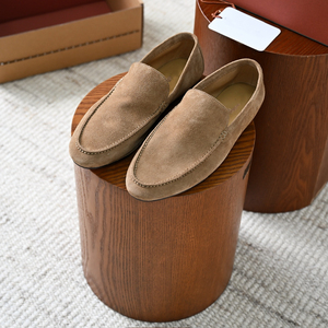 Mocassins décontractés italiens pour hommes, de créateur original, en cuir véritable, chaussures de marche, pour toutes les saisons, usage quotidien - Product Image 4