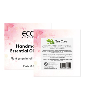 <strong>Tea</strong> <strong>Tree</strong> Handmade Coconut Oil <strong>Soap</strong> 3oz 85g Natural Cleansing <strong>Bar</strong> Balances Skin PH Control Relieves Irritation for - Product Image 2
