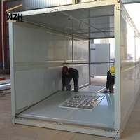 Bâtiments portables de 20 pieds, maison pliable, paquet plat préfixe