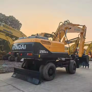 L'équipement de machines de construction 21 tonnes a utilisé l'excavatrice originale coréenne de roue de HYUNDAI 210W-7 210W-9 avec le bon état en stock - Product Image 2