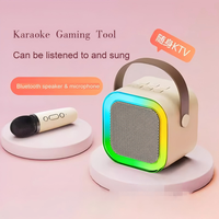 Microphone sans fil K12 3401 avec sélection de chansons, cardioïde, léger, pour usage domestique, en alliage d'aluminium