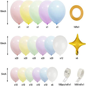 Kit de guirlande d'arc de ballons circulaires Maka Color Series pour décoration d'anniversaire - Product Image 2