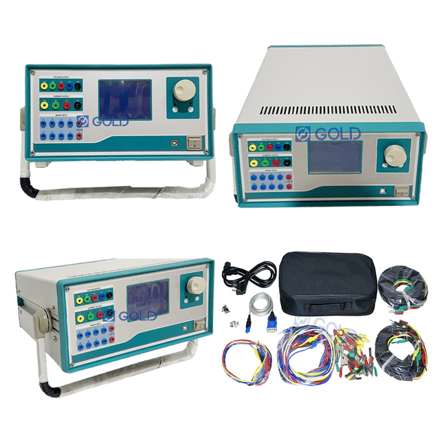 Microcomputer Three Phase Relay Protection Tester Secondary Injection Current Tester