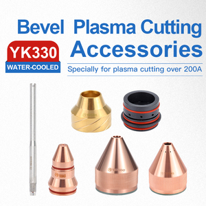 YK Plasma marque YK330 biseauté coupe torche <span class=keywords><strong>buse</strong></span> électrode tuyau biseau coupe 1.9/2.3/2.5/2.8mm YK02231 conseils soudage soudure - Product Image 3