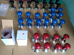 OEM Color metallo personalizzato Base Laser LOGO fagiolo stampa alluminio acciaio inossidabile calibrato 53 <span class=keywords><strong>54</strong></span> 51mm 58.5 58 manomissione <span class=keywords><strong>caffè</strong></span> - Product Image 2