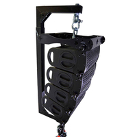 Soporte telescópico en forma de C para altavoces, brazo de montaje, conjunto de línea, torre, soporte de luz para sistema de Audio