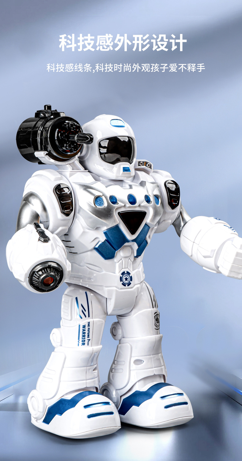 1-1 Boys' War Toys Lighting Sound Effect Mechanical Robot