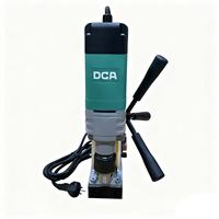 Petite perceuse magnétique électrique portable avec mandrin de 16 mm, puissance de 900 W, vitesse variable, perceuse de table industrielle pour le bricolage et la construction