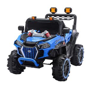2-местный автомобиль для детей, подарок, электрический внедорожник с дистанционным управлением, светодиодная подсветка, Bluetooth,<span class=keywords><strong>3</strong></span> скорости, 2 Пружинные Подвески - Product Image 1