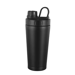 Gourde isotherme à double paroi en acier inoxydable avec boule métallique pour <span class=keywords><strong>shaker</strong></span> de protéines et bouteille d'eau de sport - Product Image 6