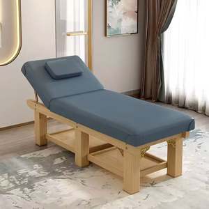 Camilla de Masaje Portátil y Moderna con Estructura de Madera Ajustable para Spa, Tratamientos Corporales y Faciales en Salón de Belleza - Product Image 5