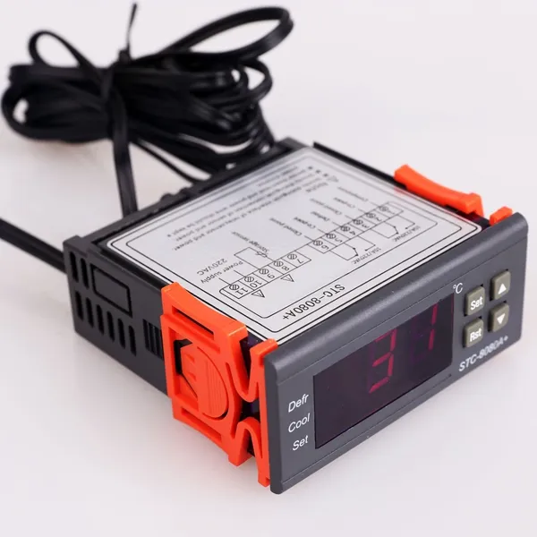 digital led screen mechanical temperature switch manual controller temperature stc 8080A+