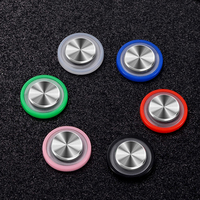 Joystick auxiliar de succión redonda Q8 Plus para juegos móviles PUBG botón asistente galvanizado dorado para teléfono Android Tablet PC