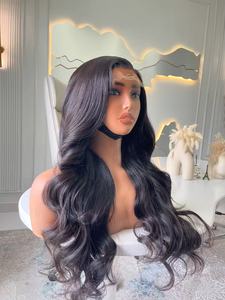 วิกผมลอนแบบลอนหลวมวิกผมแท้200ลูกไม้แบบไม่มีกาวหนาแน่นโปร่งใสระดับ HD วิกผมมนุษย์ปิดด้านหน้า - Product Image 4