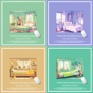 Offre Spéciale petit tableau <span class=keywords><strong>de</strong></span> chambre à coucher frais <span class=keywords><strong>tapis</strong></span> <span class=keywords><strong>de</strong></span> <span class=keywords><strong>souris</strong></span> mignons respectueux <span class=keywords><strong>de</strong></span> l'environnement <span class=keywords><strong>meilleur</strong></span> <span class=keywords><strong>tapis</strong></span> <span class=keywords><strong>de</strong></span> <span class=keywords><strong>souris</strong></span> uni antidérapant - Product Image 6