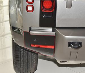 Kit <span class=keywords><strong>de</strong></span> Esquinas Negras para Parachoques Delantero y Trasero, Compatible con Land Rover Defender 90 110 2020-2024 - Product Image 3