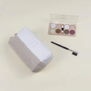Hot Selling Eco-Friendly Cosmetic <b>Bag</b> Fashionable Advanced Toiletries <b>Canvas</b> Lipstick <b>Bag</b> Large Capacity Convenient Bow - Product Image 2