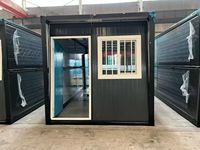 Contenedor Plegable de Acero Económico de Construcción Rápida Verificado, Casa Prefabricada para Hotel, Taller, Fácil Instalación, Impermeable, Portátil y Móvil