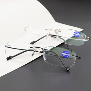 Lunettes de lecture <span class=keywords><strong>bifocales</strong></span> haute définition tendance, lunettes anti-lumière bleue, spécialisées pour les personnes d'âge moyen et les personnes âgées - Product Image 1