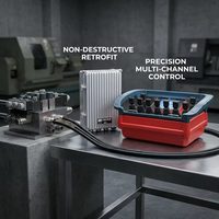 Télécommande radio numérique étanche en plastique Premium BODI NM-035 12V-380V multi-tension 9 boutons 9 mouvements avec écran LED et portée de 500m