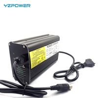 Chargeur intelligent AC 54,6 V 5 A 300 W pour batterie Li-ion 13S 48 V, refroidissement silencieux, certifié CE, pour vélos électriques et trottinettes