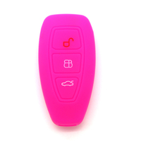 Couverture de clé de voiture en silicone élastique souple en gros d'usine avec 3 boutons intelligents accessoires à la mode pour Mondeo 2025