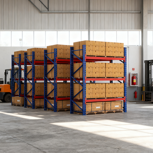 יחידת מדפים מפלדה ברמה מסחרית, מתכווננת ובגדלים מותאמים אישית, לחדרי אחסון ולחנויות - Product Image 6