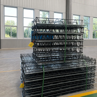 Système de plancher en treillis d'acier galvanisé à chaud, fabrication directe usine, sur mesure pour les projets de construction d'installations industrielles