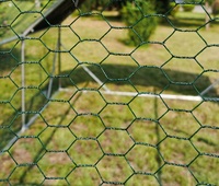 Poulailler en tuyau galvanisé portable Walkin House Utilisation pour l'arrière-cour