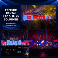 Layar LED Sewa Panggung Luar Ruangan P2.9 500x500mm, Video Wall Refresh Rate Tinggi, Pantalla LED untuk Acara Konser